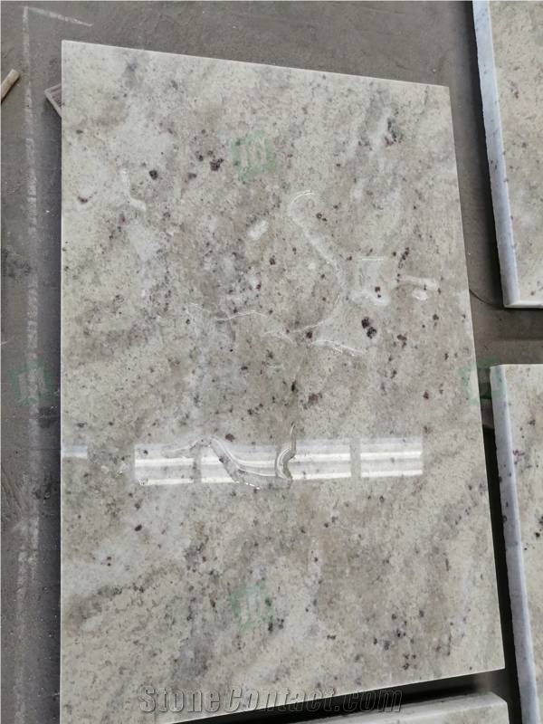 Andromeda White Granite Interior Wall Cladding Floor Tiles 